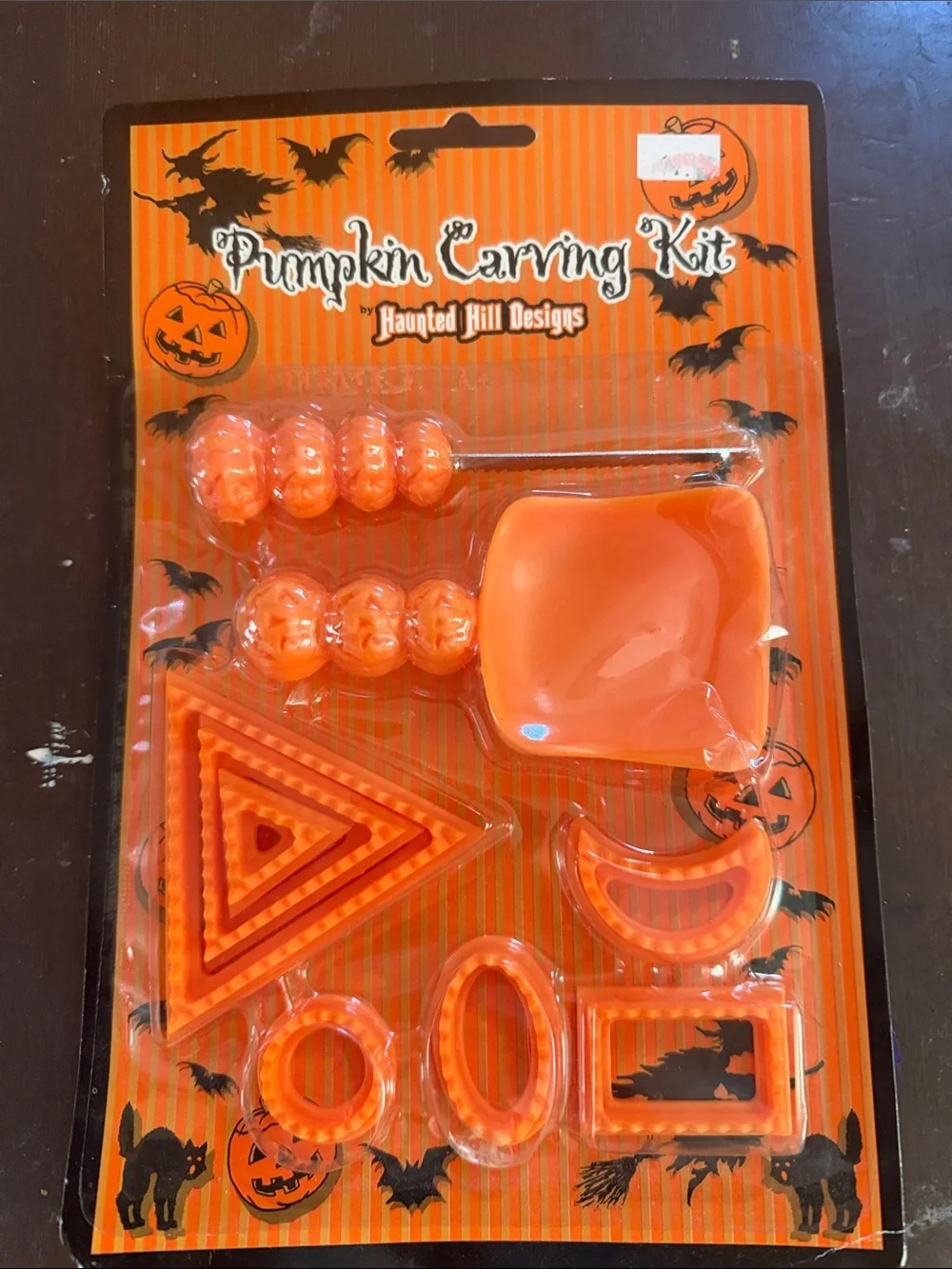 Orange Pumpkin Carving Tool Set